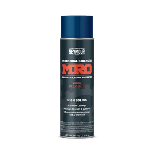 SEYMOUR 620-1426 Industrial MRO High Solids Spray Paint, Deep Blue