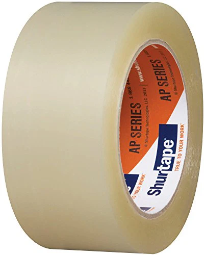 Shurtape 232518 AP 201 Medium Duty Shipping and Packaging Tape, Clear, 48mm x 100 Meter Roll (Pack of 6) - Image 3