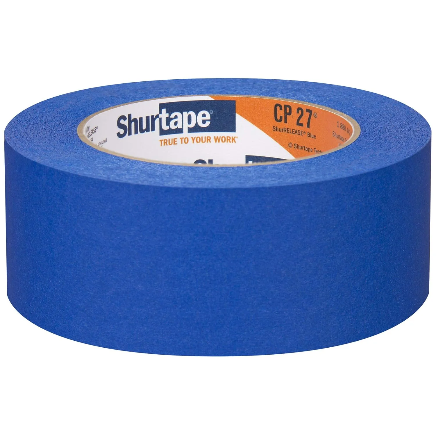 Shurtape CP 27 14-Day ShurRELEASE Painter's Tape, Multi-Surface, 48mm x 55m, Blue, 1 Roll (202880) - Image 2