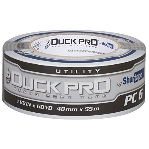 Shurtape Duck Pro Utility Grade, Co-Extruded Cloth Duct Tape for Packaging, Sealing, Waterproofing