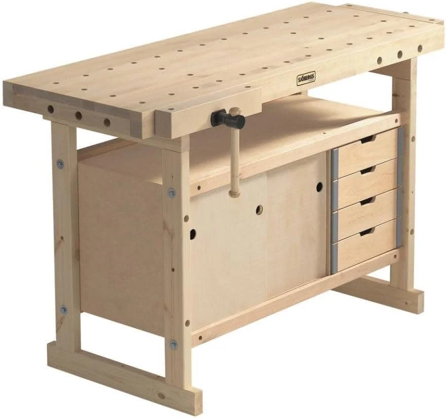 Sjobergs SJO-33374 Nordic Plus Storage Cabinet 0042 for Sjobergs Noric Plus 1450 and Hobby Plus 1340 Workbenches - Image 6