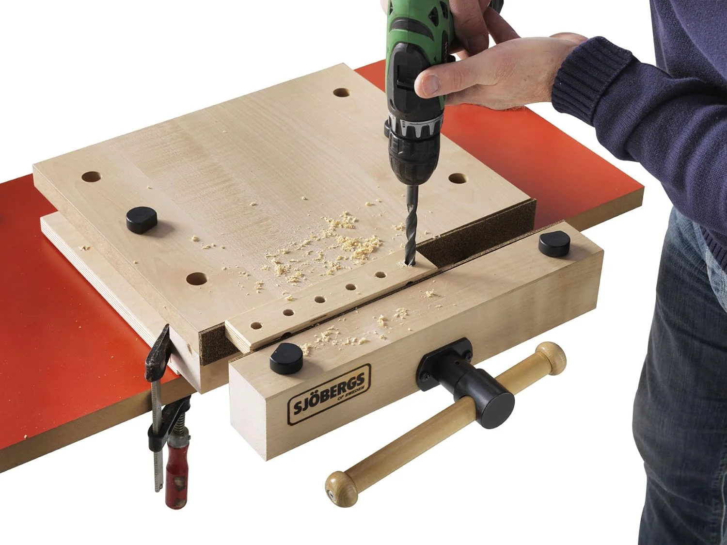 Sjobergs SJO-33274 Woodworking Portable Smart Vice with Superior Clamping Power Wherever You Need It - Image 6