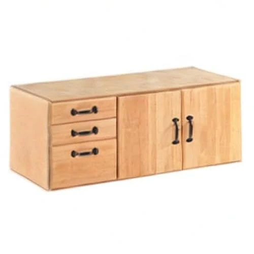 Sjobergs Workbench Storage Cabinet SM03 For Sjöbergs Elite1500/Duo/ Scandi Workbench Models, Wood|Reddish-brown Wood - Image 3