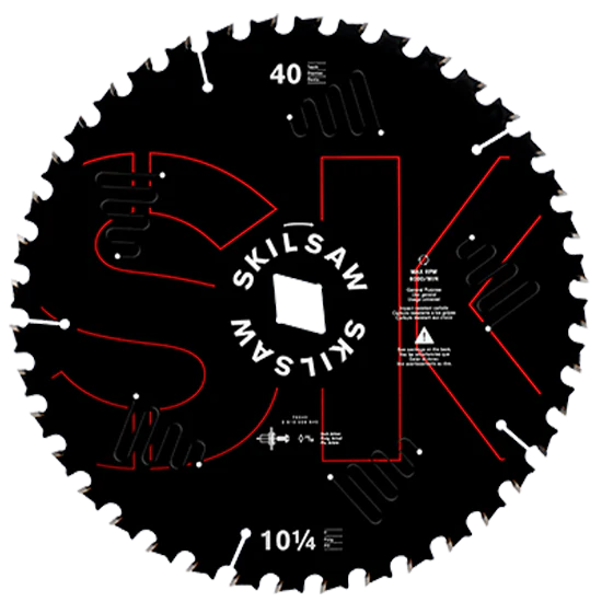 SKIL 10-1/4 In. x 40-Tooth Saw Blade