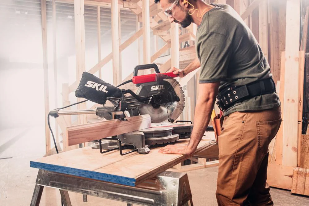 SKIL 10 In. Dual Bevel Sliding Miter Saw 15-Amp - Image 5