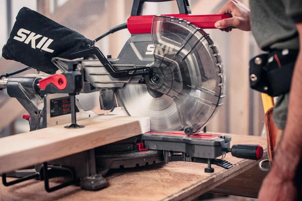 SKIL 10 In. Dual Bevel Sliding Miter Saw 15-Amp - Image 6