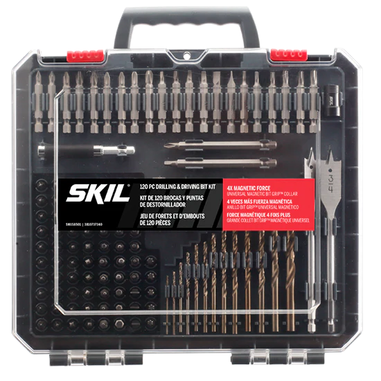 SKIL 120-Piece Drilling and Driving Set with Bit Grip