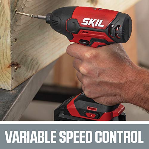 SKIL PWR CORE 20V 2-Tool Combo Kit with Cordless Drill Driver and Impact Driver - Image 7