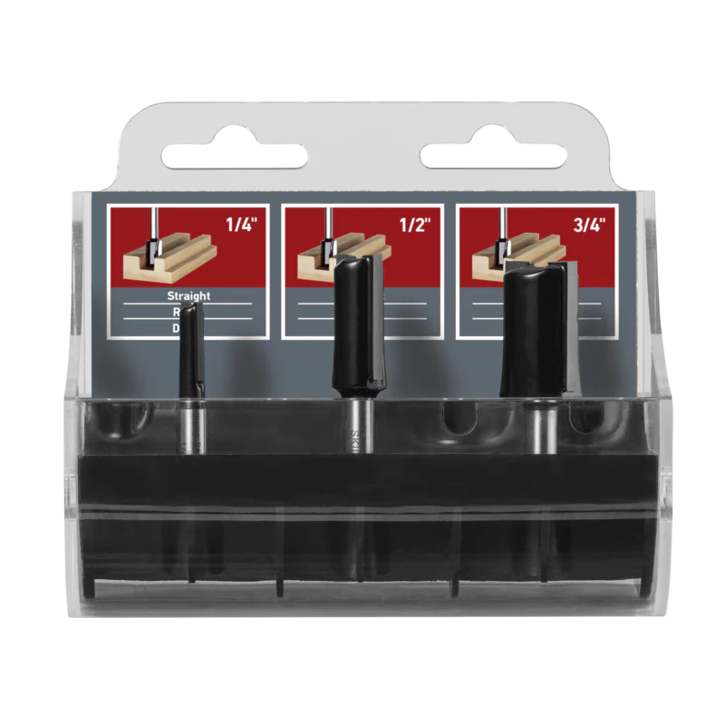 SKIL 3-Piece Carbide Straight Bit Set - Image 2