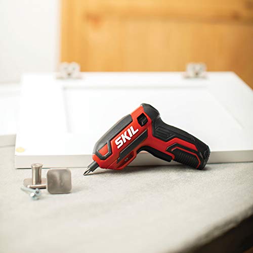 SKIL Rechargeable 4V Screwdriver with Pivot Grip with Magnetic Bit Storage - Image 5