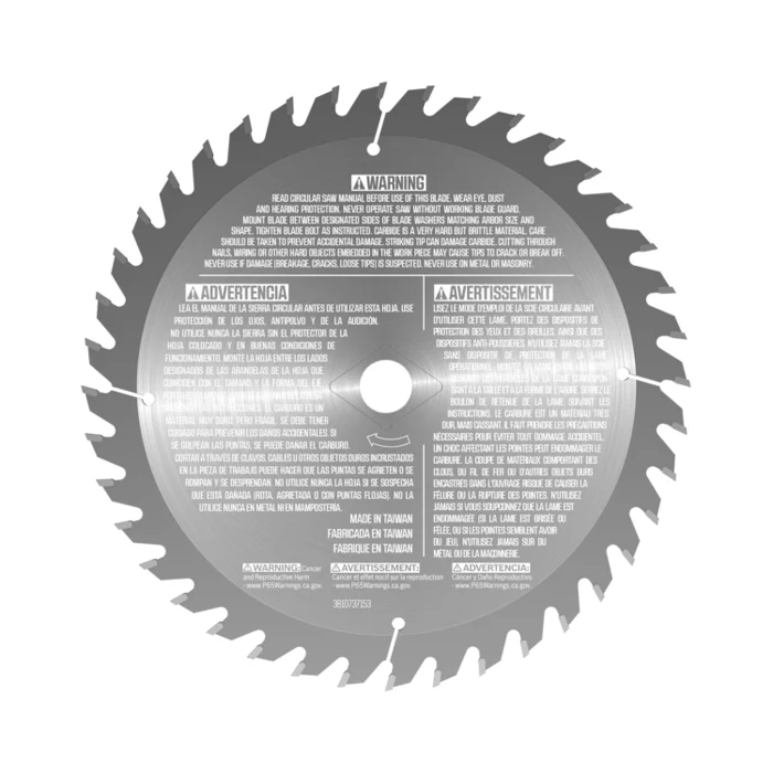 SKIL 7-1/4 In. x 40-Tooth Carbide Finish Circular Saw Blade (10-Pack) - Image 2
