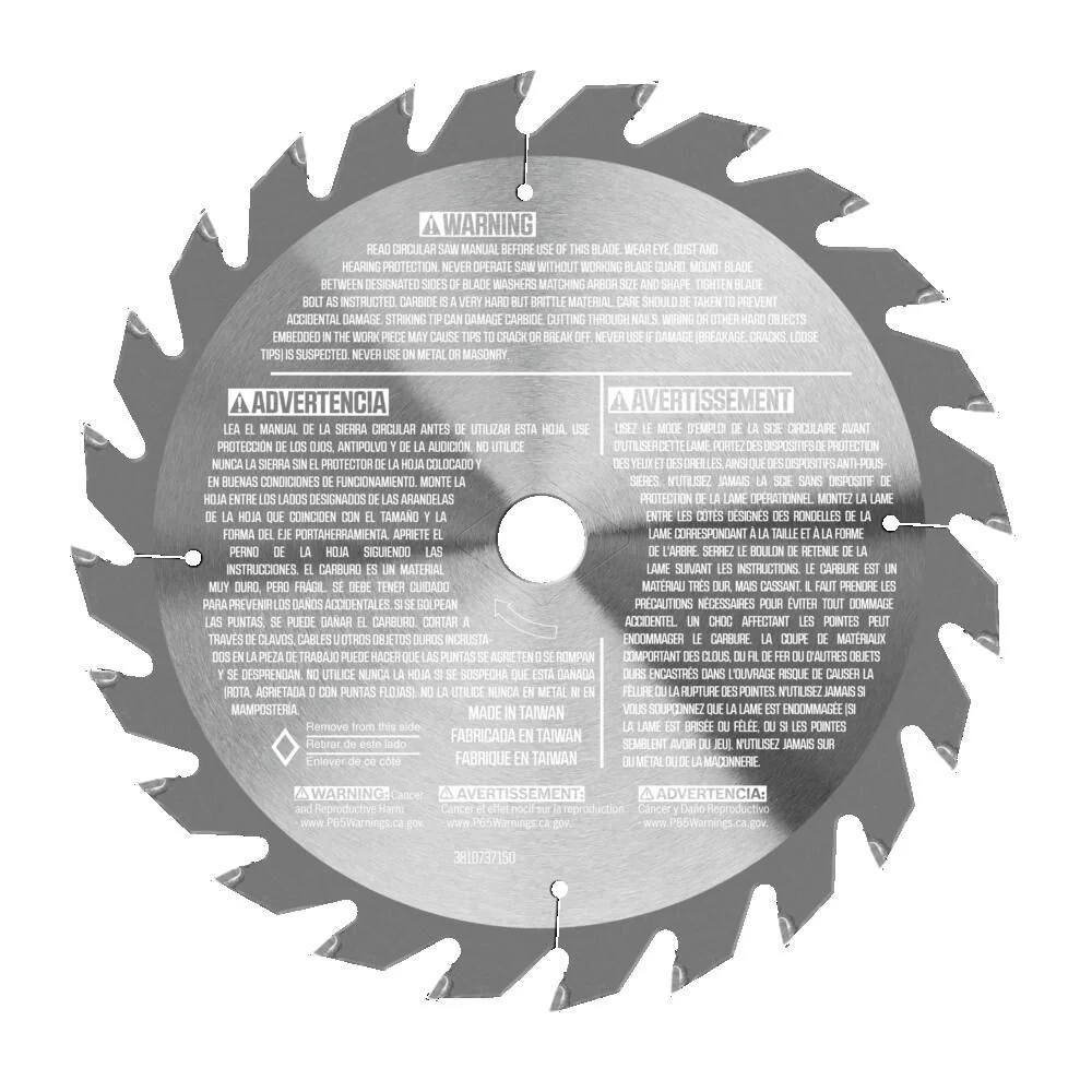 SKIL 7-1/4 In. x 24-Tooth Carbide Tipped Circular Saw Blade - Image 2