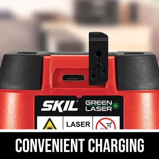 SKIL Self-Leveling Green Cross Line Laser Level with Clamp - Image 6