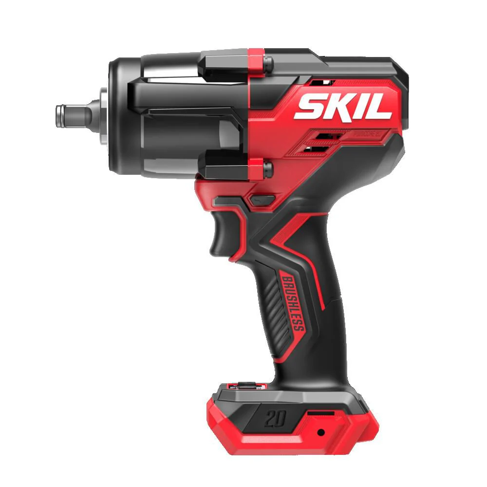 SKIL PWRCORE 20️ Brushless 20V 1/2In Mid-Torque Impact Wrench (Bare Tool) - Image 2