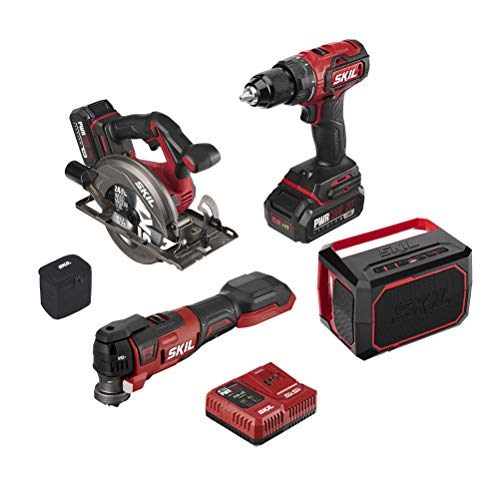 SKIL PWR CORE 20️ Brushless 20V 4-Tool Combo Kit