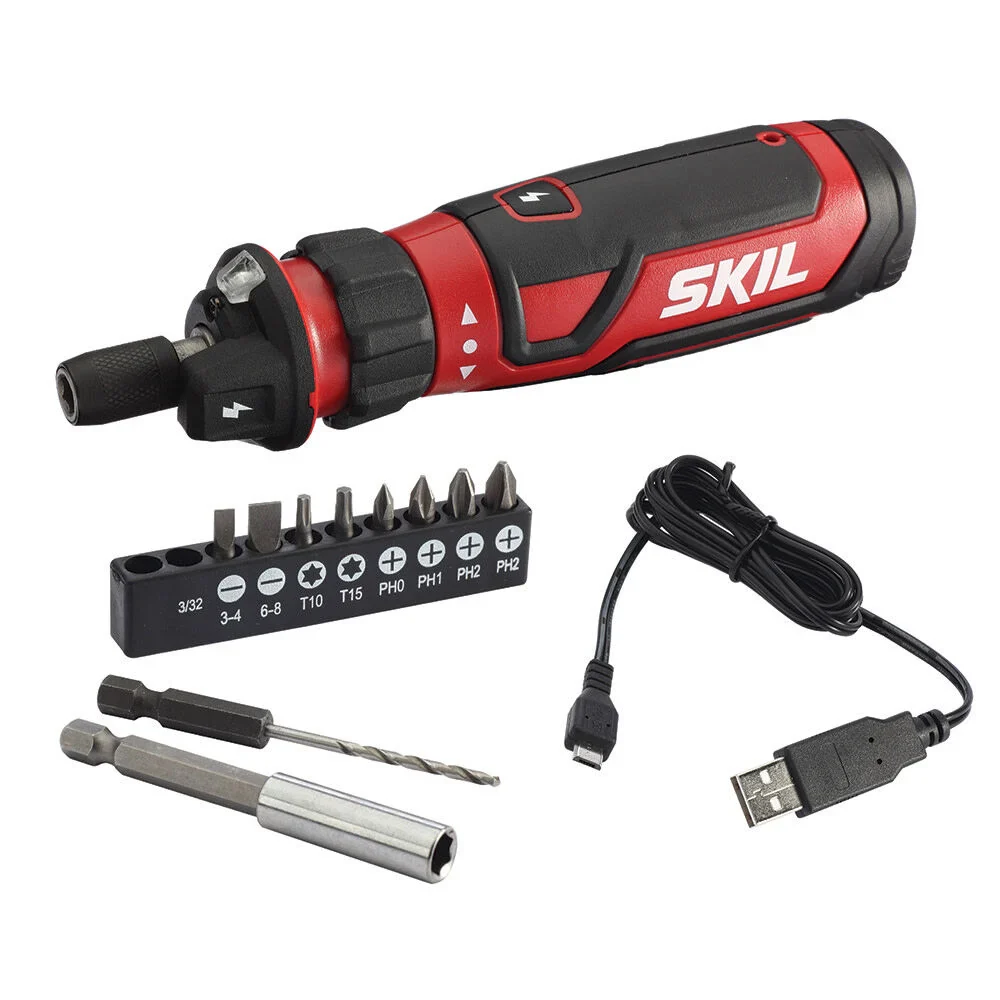 SKIL Rechargeable 4V Screwdriver with Circuit Sensor Technology-SD561201 - Image 3
