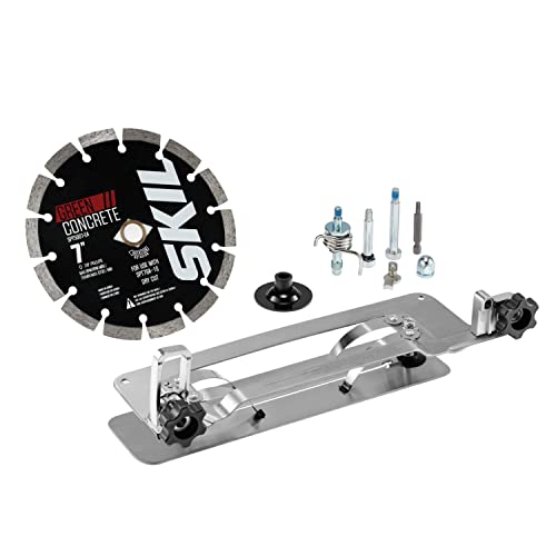 SKIL Green Cut Early Entry Assembly Kit 7 In. Segmented Green Cutting Concrete Blade