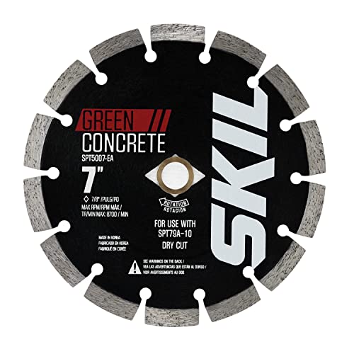 SKIL Green Cut Early Entry Assembly Kit 7 In. Segmented Green Cutting Concrete Blade - Image 2
