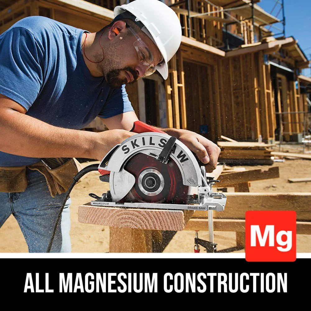 SKILSAW SPT67WMB-01 15 Amp 7-1/4 In. Magnesium Sidewinder Circular Saw with Brake - Image 3