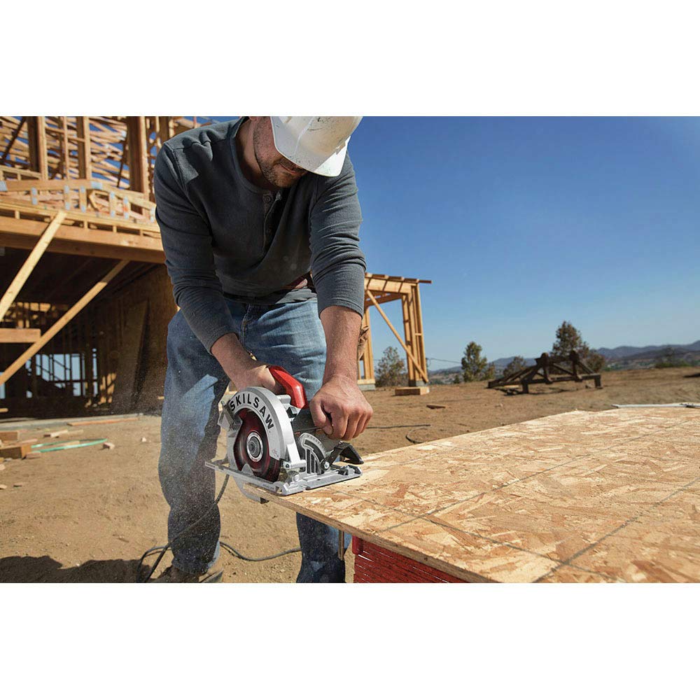 SKILSAW SPT67WMB-01 15 Amp 7-1/4 In. Magnesium Sidewinder Circular Saw with Brake - Image 8