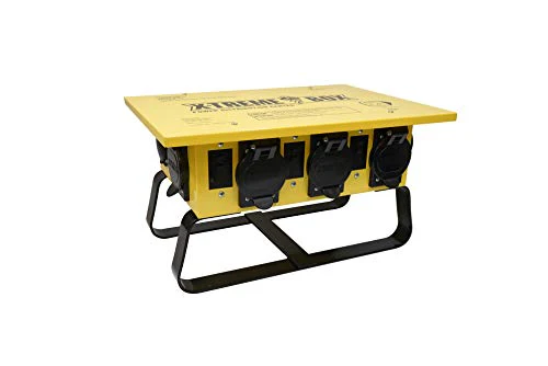 Southwire X-treme Power Distribution Box, Temporary Power Box, 50-Amp, 125/250V, GFCI 6506UGSX - Image 17