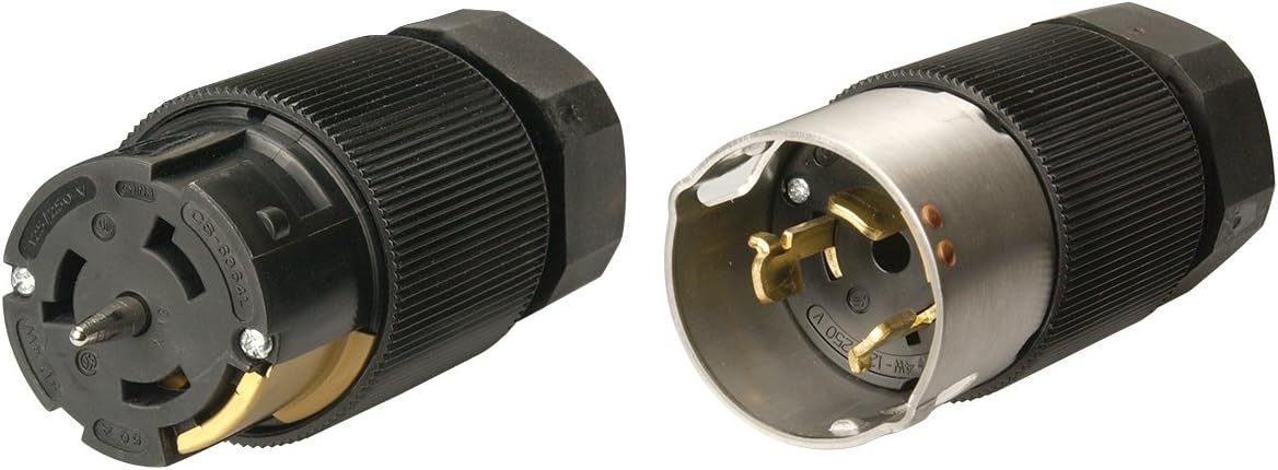 Southwire Extra Duty Outdoor Extension Cord, 50Ft, 8 Gauge, 50 AMP, Twist-to-Lock, Generator Cord, SEOW, Black, 19180008 - Image 3
