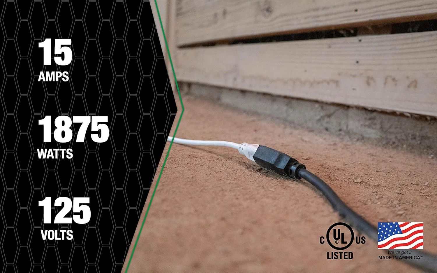 Southwire AGRIPRO 10/3 Extra Heavy Duty Extension Cord, 25ft, Farm/Workshop Cord, SJTOW, Black, 64817501 Black 10/3 Gauge - Image 7