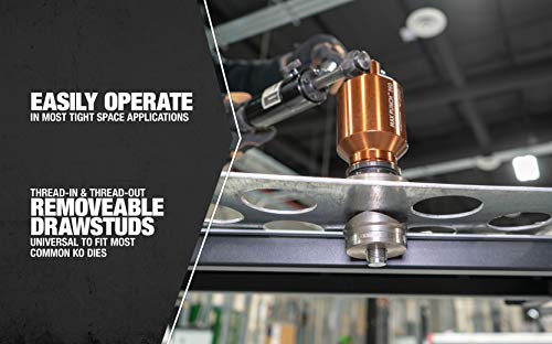 Southwire MP-XD Max Punch, Knockout Tool Used with Cordless Drill, Virtually Universal, Heavy Duty Cutting, Quick Accurate Knockouts - Image 5