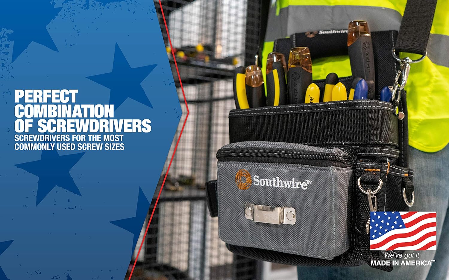 Southwire SDSET8US USA 8 Piece Screwdriver Set: 3", 4" and 6" Shank - Image 5