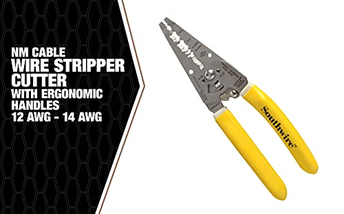 Southwire Wire Stripper/Cutter 12-14 AWG Ergonomic Handles NM Cable - Image 4