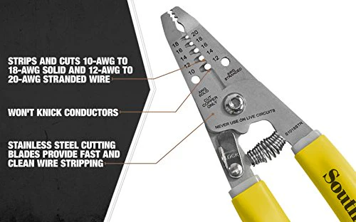 Southwire Tools & Equipment Solid and Stranded Wire Stripping Tool - Image 4