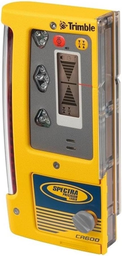 Spectra Precision CR600 Combination Laser Level Receiver with Rod Clamp, Magnetic Mount, Batteries, Waterproof, Lightweight, Bright LED Indicators - Image 2