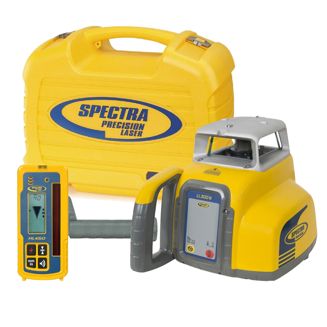 Spectra Precision Laser Package with Receiver and Rechargeable Batteries - Image 2