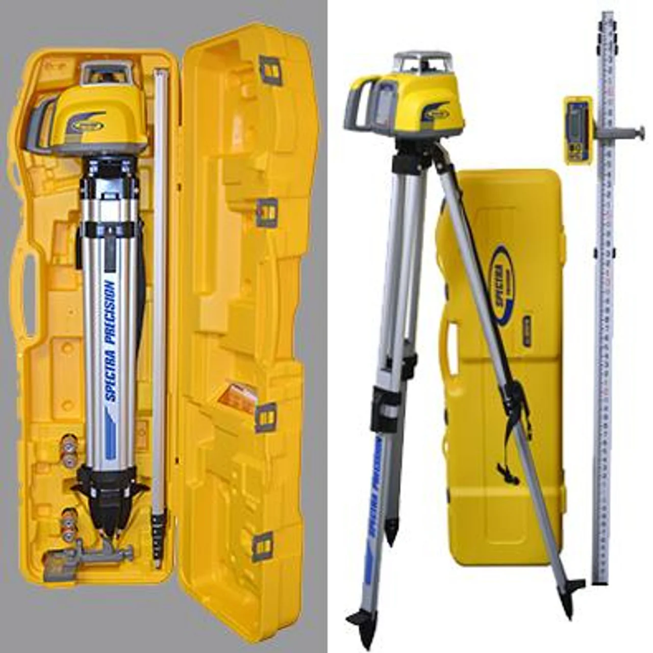 Spectra Precision Laser Package - 4.7 Meter Grade Rod/ Metric & Tripod Kit - Image 3