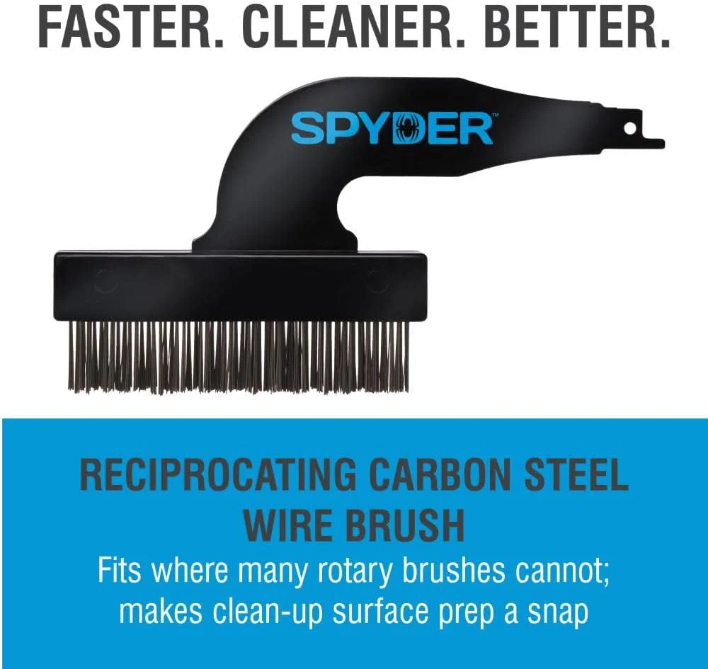 Spyder (400002) Wire Brush Reciprocating Saw Attachment - Image 2