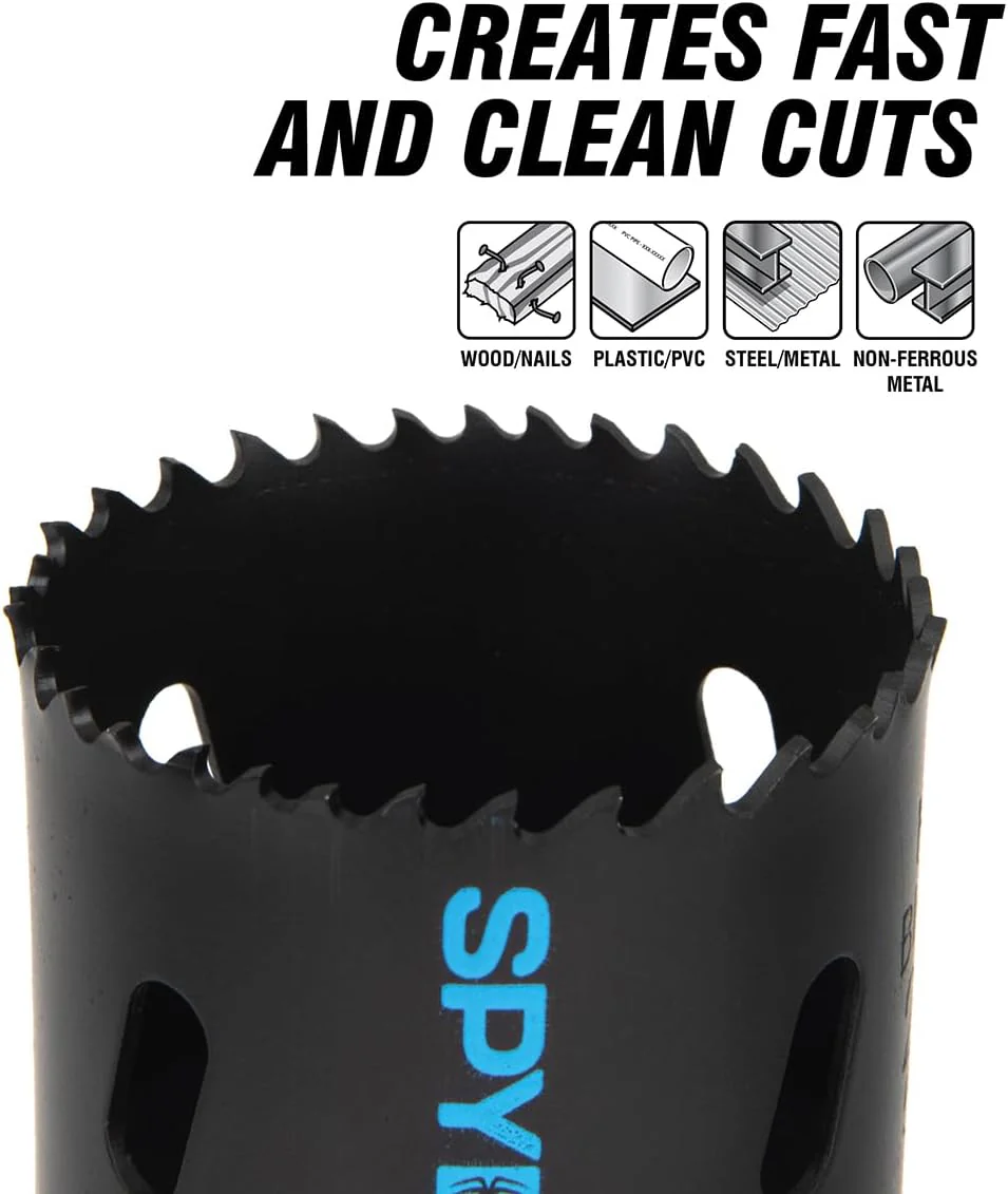 Spyder 600083 Rapid Core Eject Bi-Metal Hole Saw, 2-1/8" - Image 6