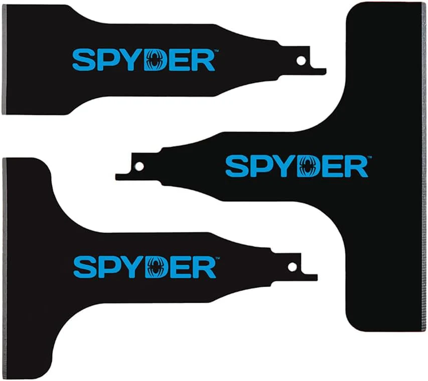 Spyder Scraper 00243 Scraping Tool Attachment for Reciprocating Saws, Black, Multi-Pack - Image 2