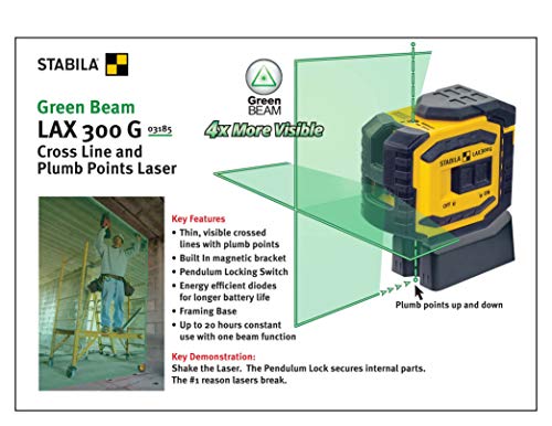 STABILA LAX 300 Green Laser Level Set - Image 5
