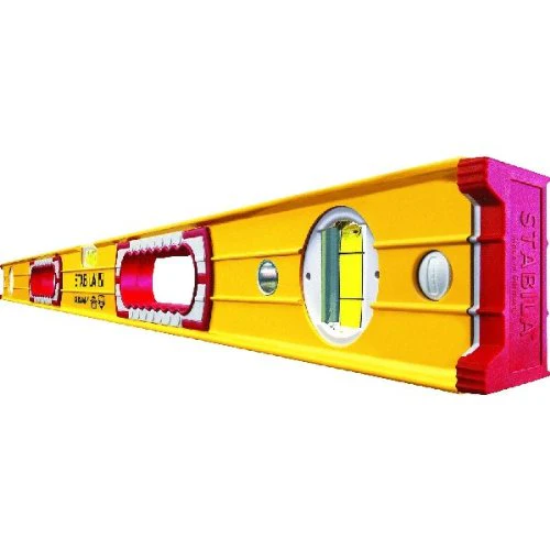 Stabila 37816 48-Inch and 16-Inch Aluminum Box Beam Level Set, Yellow - Image 4