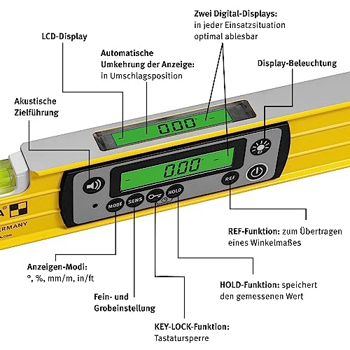 Stabila (39524) IP67 Tech 196 DL Digital Spirit Level, 60 CM - Image 5
