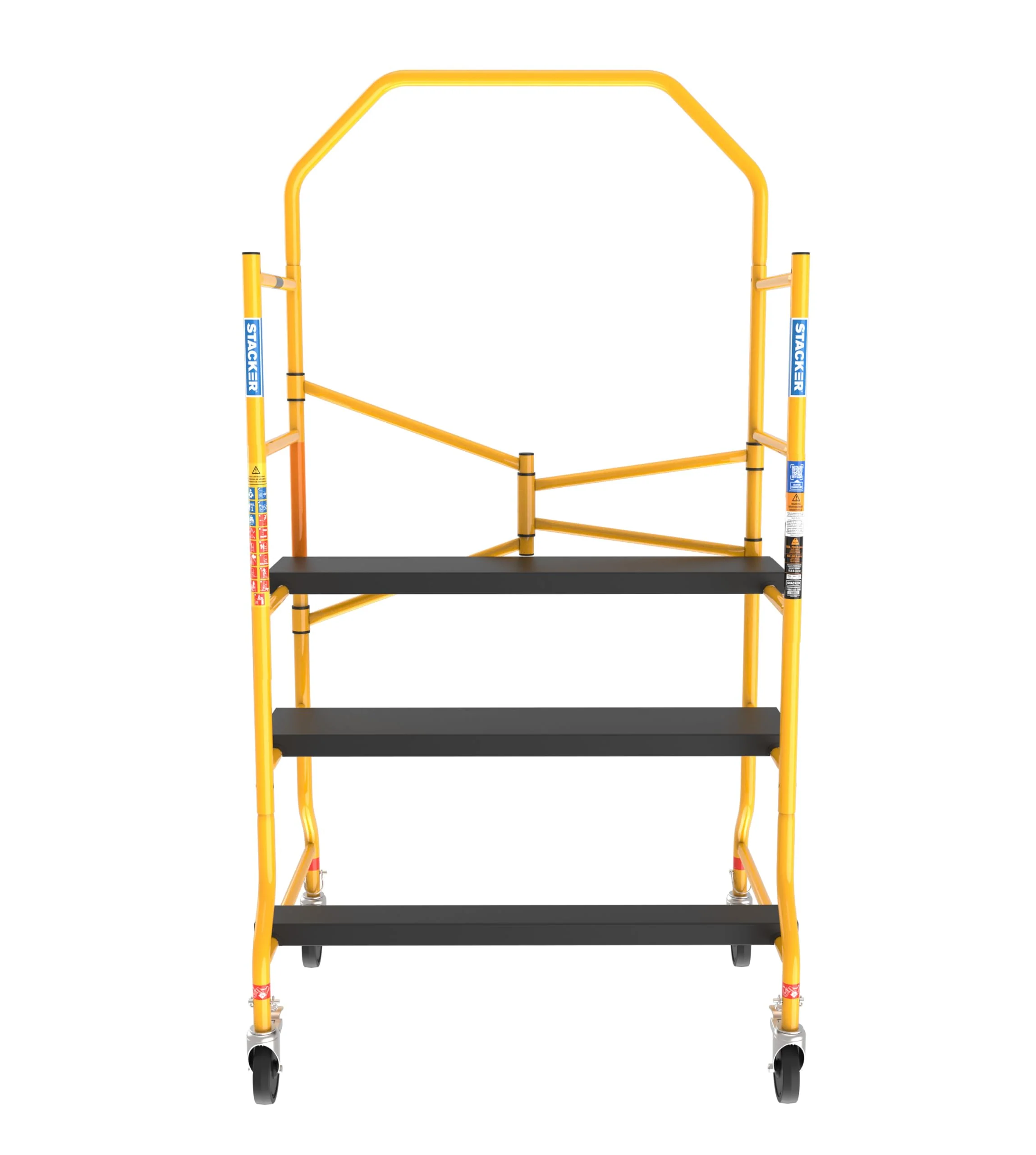 Stacker S-IRM4G0 5FT High Portable Scaffold, 750 lb Capacity, Indoor Utility Work Platform for Interior Projects