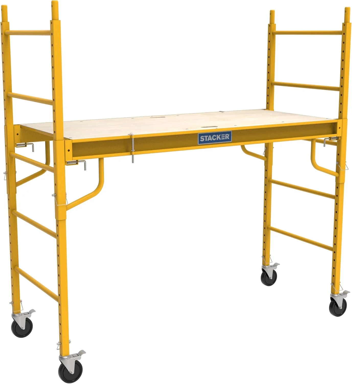 Stacker S-IB1LP0 6ft Steel Utility Scaffold Baker, 1000 lb Capacity, Heavy-Duty Mobile Work Platform - Image 2