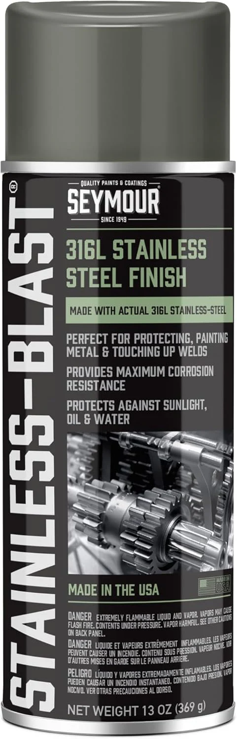 Seymour 16-54 Stainless Steel Rust Protective Spray Paint, 16 Ounce (Pack of 1) - Image 2