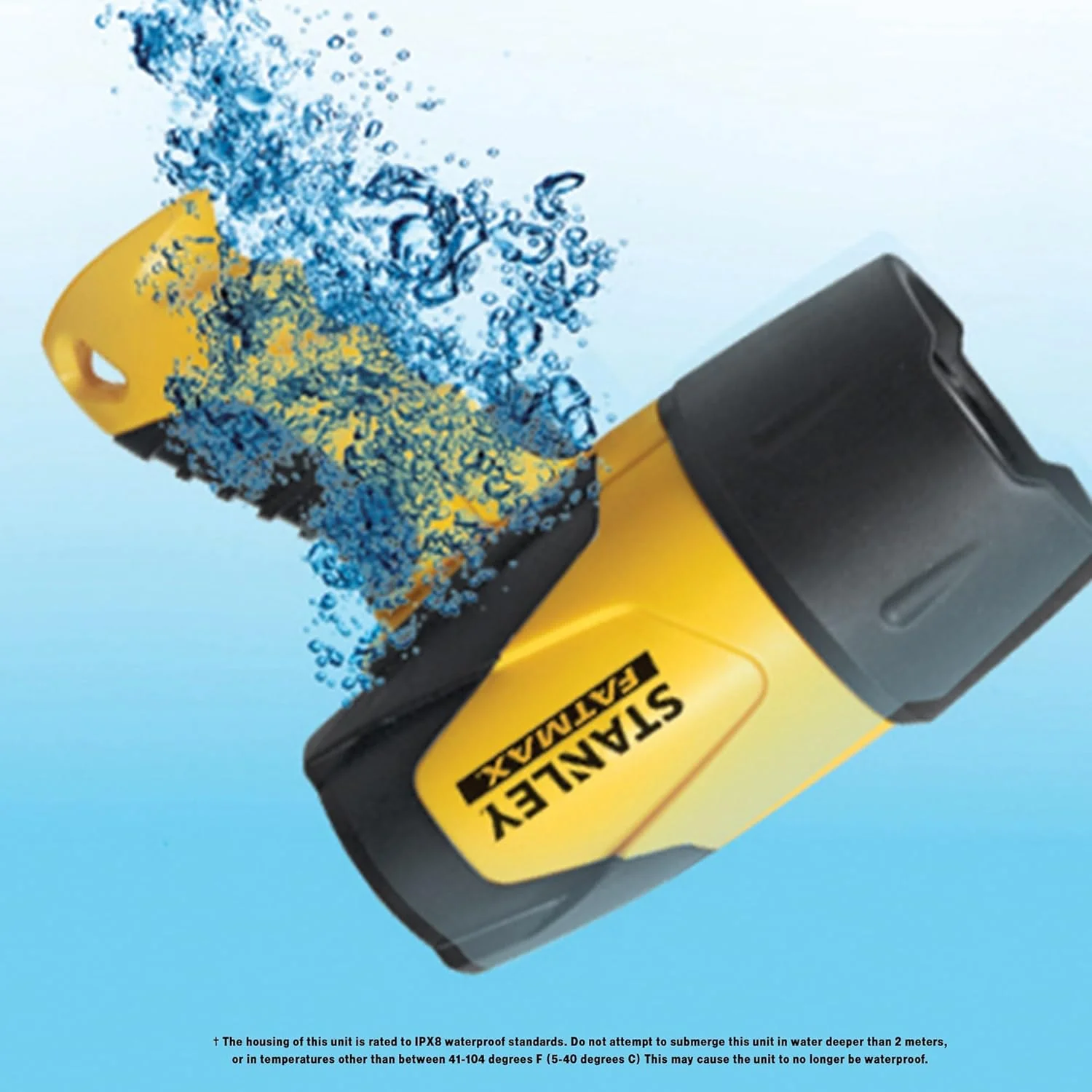 STANLEY FL5W10 Rechargeable Lithium Ion Ultra Bright LED Spotlight Flashlight 600 Lumen Waterproof - Image 4