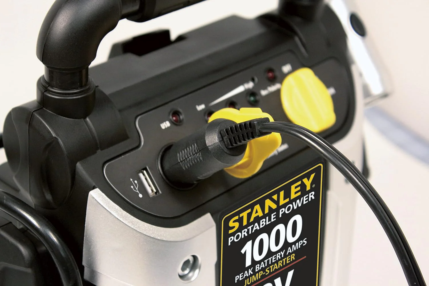 STANLEY J509 Portable Power Station Jump Starter 1000 Peak Amp Battery Booster, USB Port, Battery Clamps - Image 8