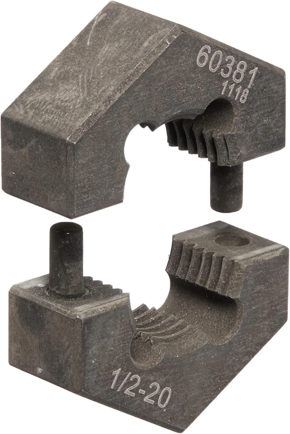 Steelman 60381 1/2-20 SAE Split Die Thread Chaser, Indexing Pins, Steel, Repairs Threads on Wheel Studs and Bolts - Image 2