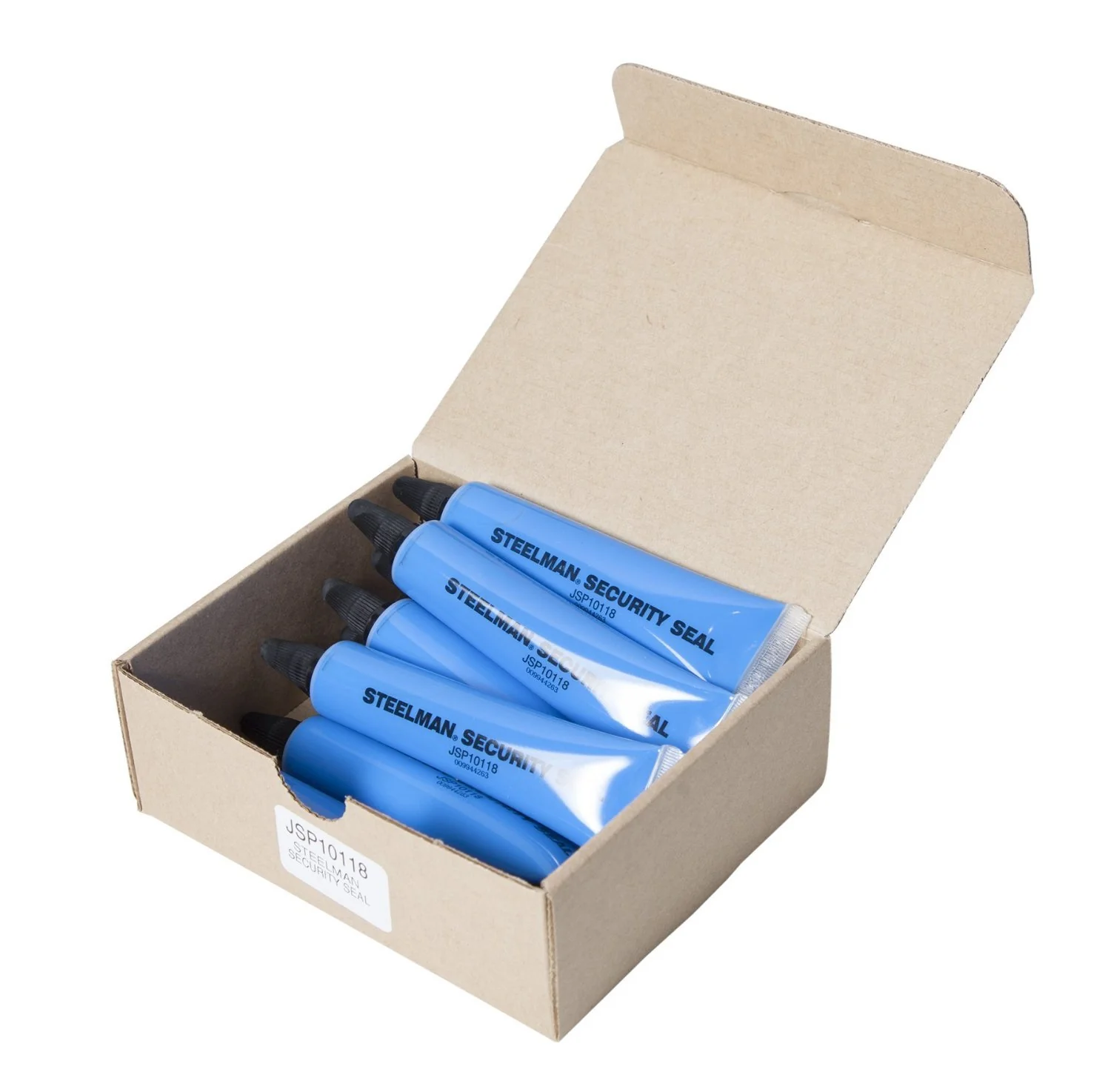 Steelman JSP10118 1-Ounce Security Seal, Bright Blue, Adheres to Both Metal and Plastic, Durable, Quick-Drying (Pack of 10) - Image 2