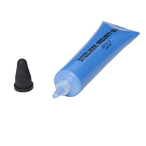 Steelman JSP10118 1-Ounce Security Seal, Bright Blue, Adheres to Both Metal and Plastic, Durable, Quick-Drying (Pack of 10) - Image 4