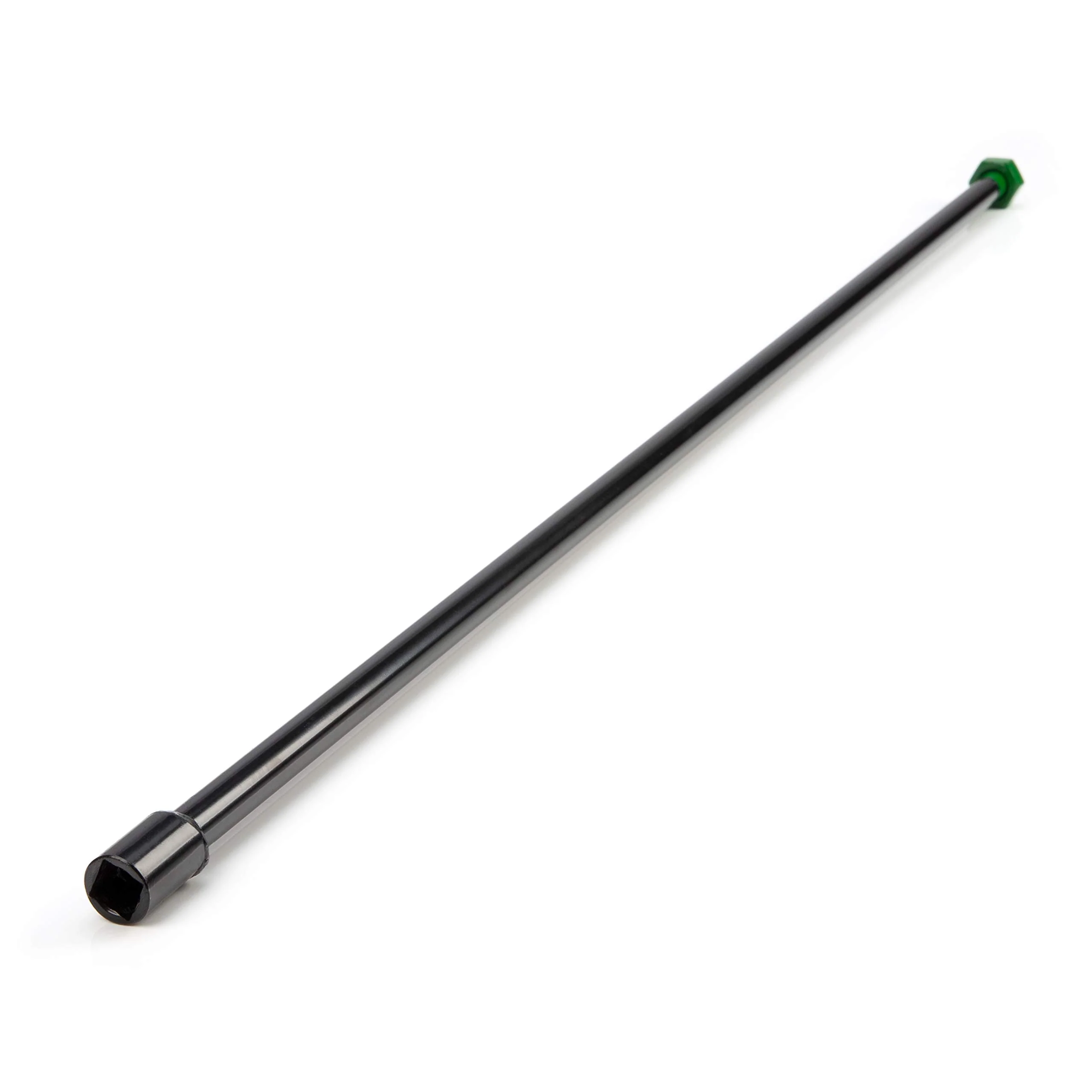 Steelman 96094 12 MM Square Head Spare Tire Tool for Accessing Cradle-Mounted Spares, GM and Dodge, 30 Inches Long for Deep Pulleys, Powder-Coated Steel