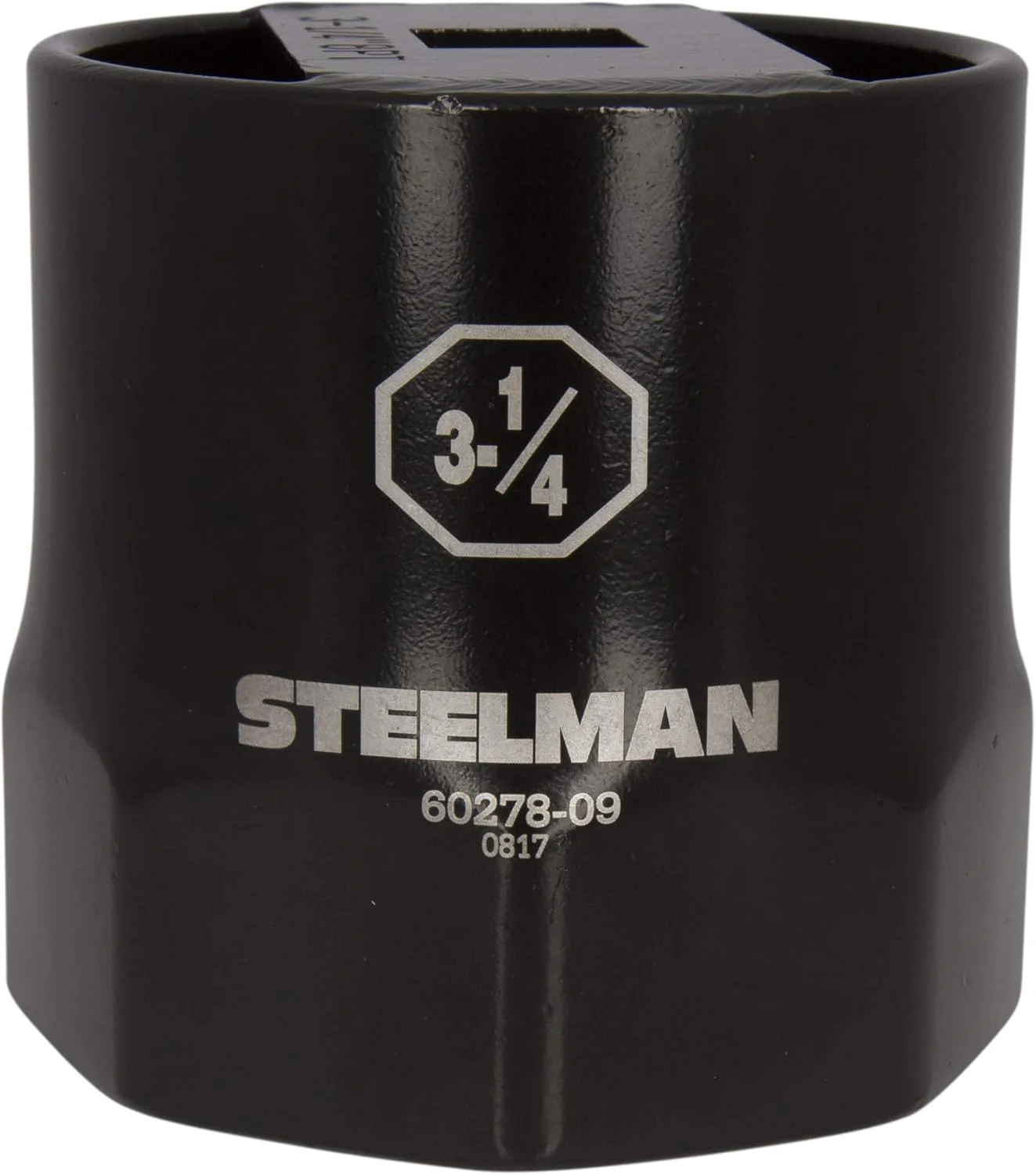 Steelman 60278-09 3-1/4-Inch 8-Point Automotive Wheel Locknut Socket, 3/4-Inch Drive, Durable Steel, Corrosion-Resistant Black Powder Coating, Laser Etched Callouts - Image 2